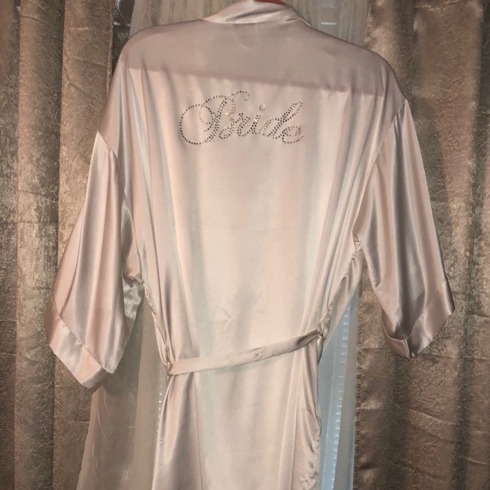 Victorias Secret “Bride” silk robe
